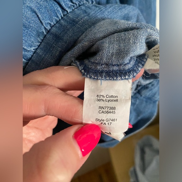 Madewell Chambray Wrap Top - Picture 8 of 8